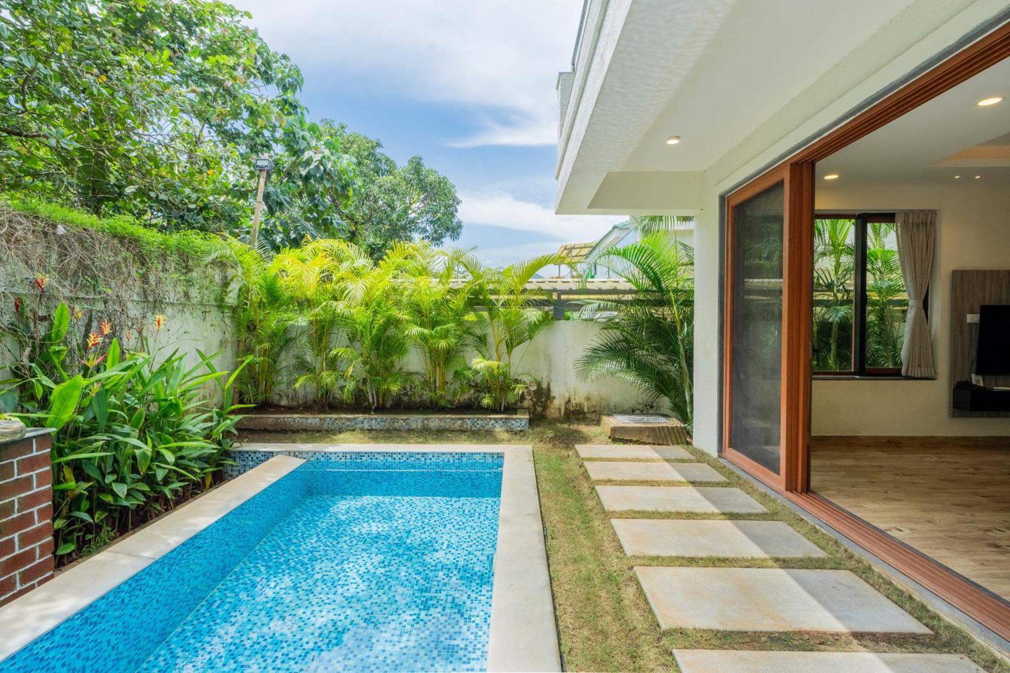 Elivaas 3 Bhk Pvt Pool & Bar - Villa Valerie Oxel エクステリア 写真