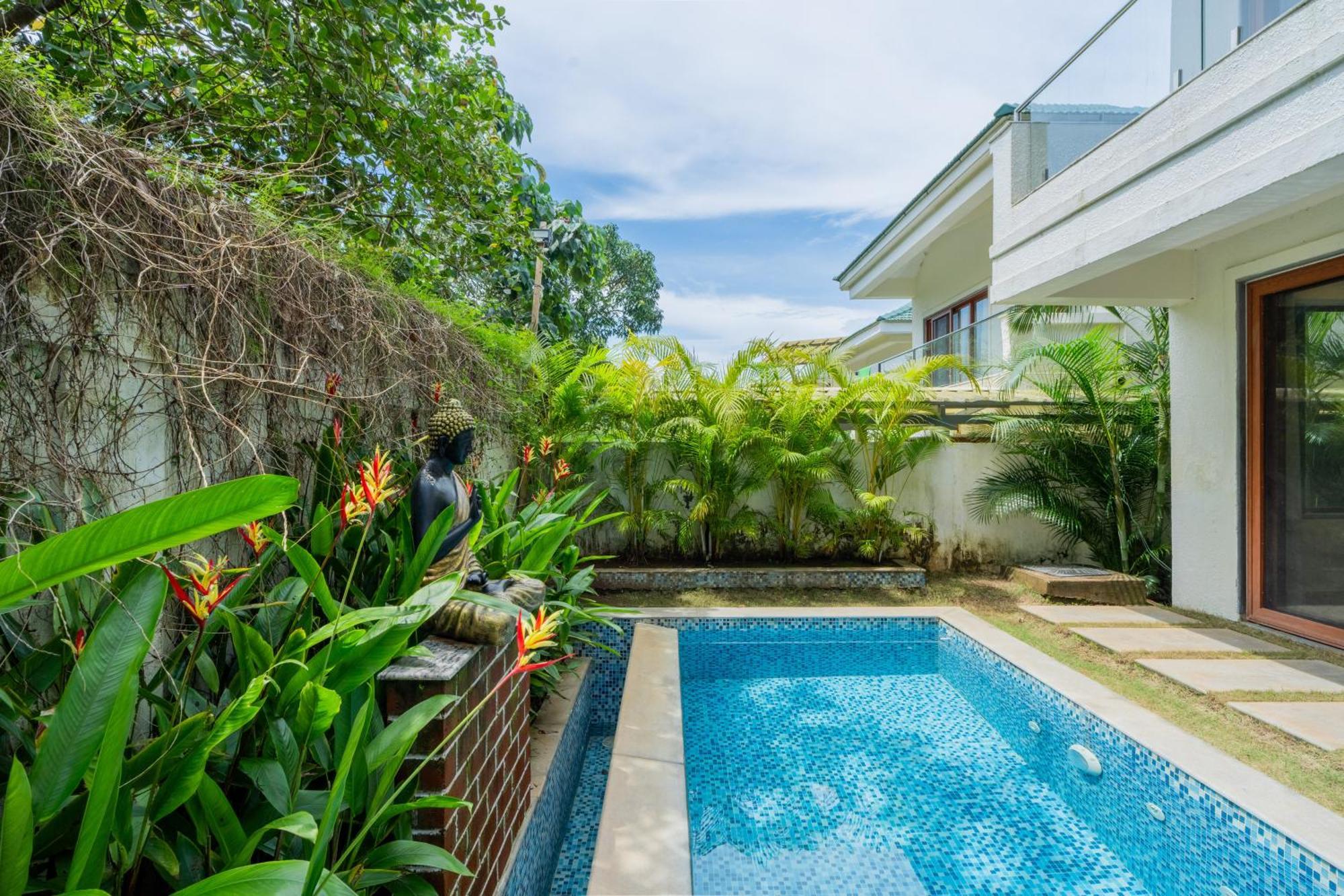 Elivaas 3 Bhk Pvt Pool & Bar - Villa Valerie Oxel エクステリア 写真