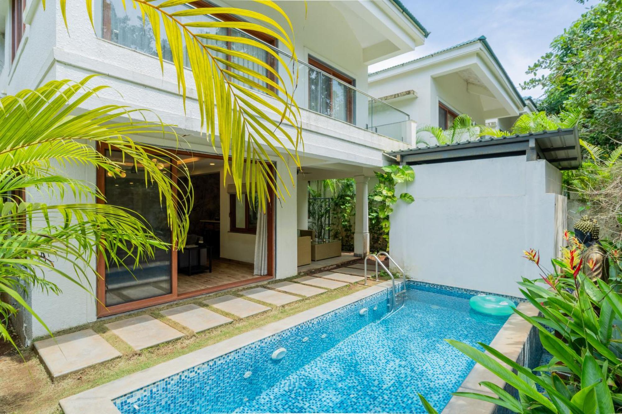 Elivaas 3 Bhk Pvt Pool & Bar - Villa Valerie Oxel エクステリア 写真
