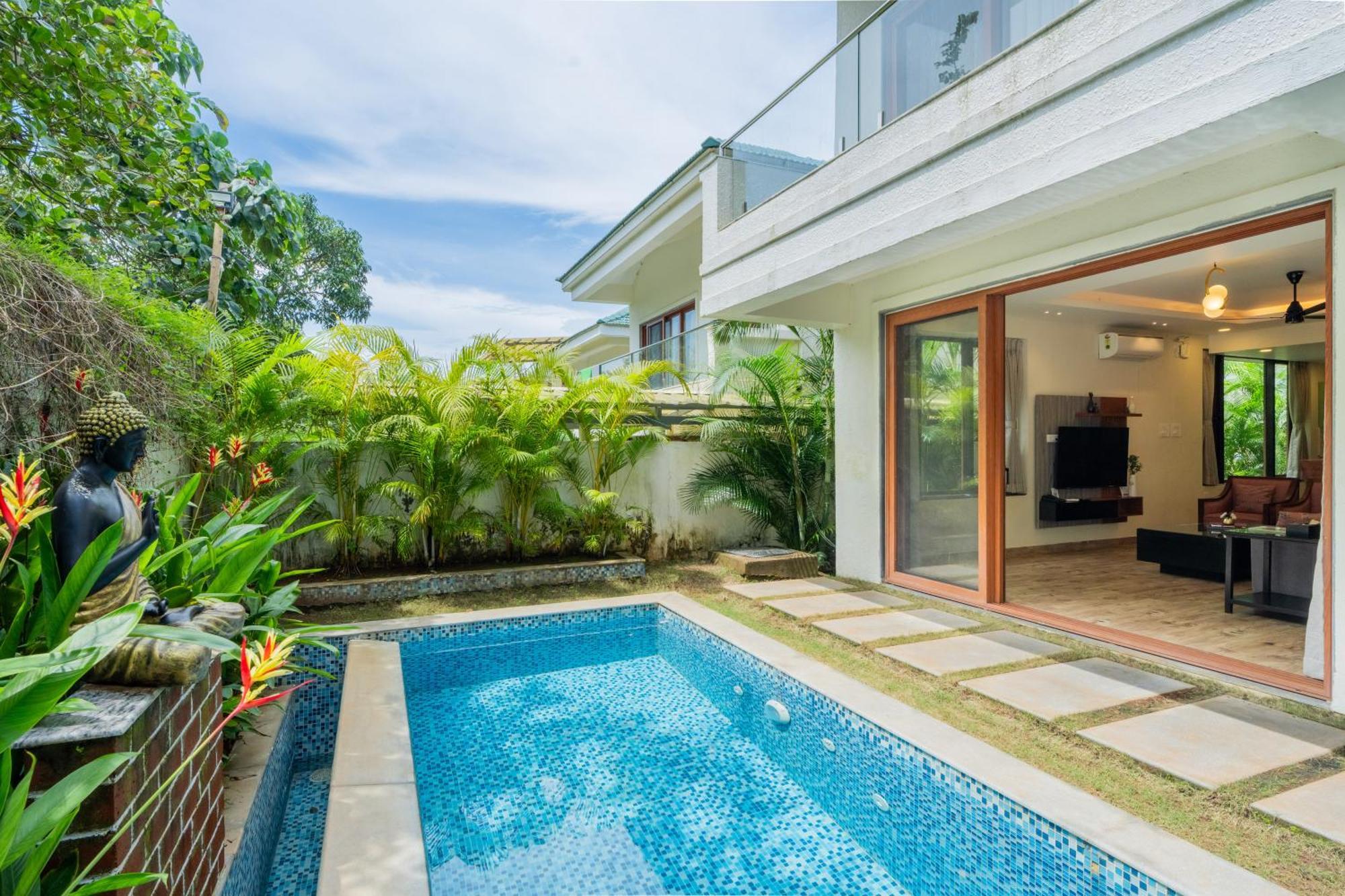 Elivaas 3 Bhk Pvt Pool & Bar - Villa Valerie Oxel エクステリア 写真