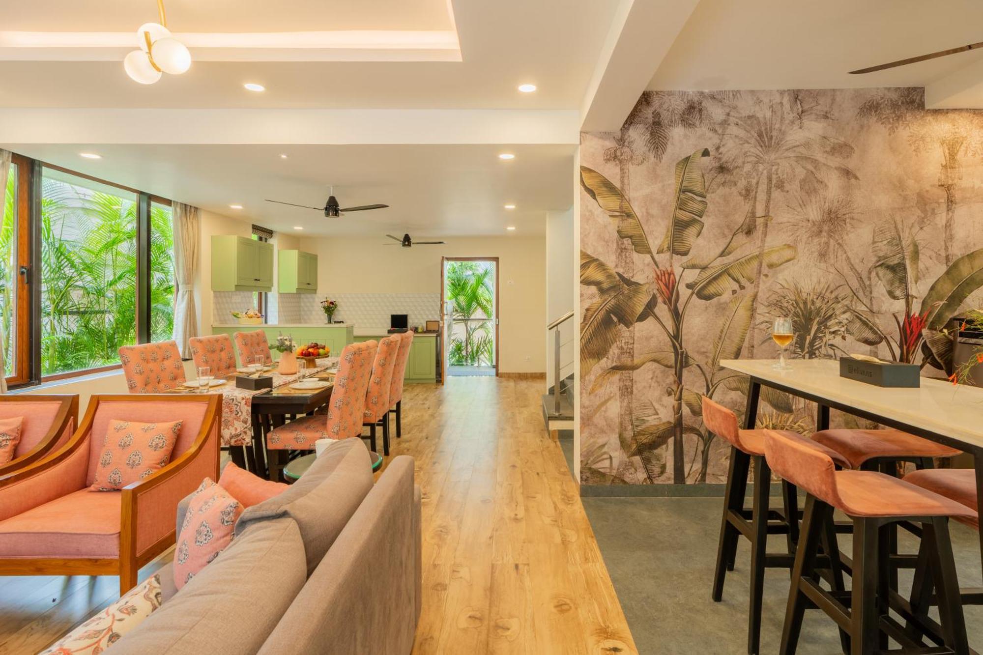 Elivaas 3 Bhk Pvt Pool & Bar - Villa Valerie Oxel エクステリア 写真