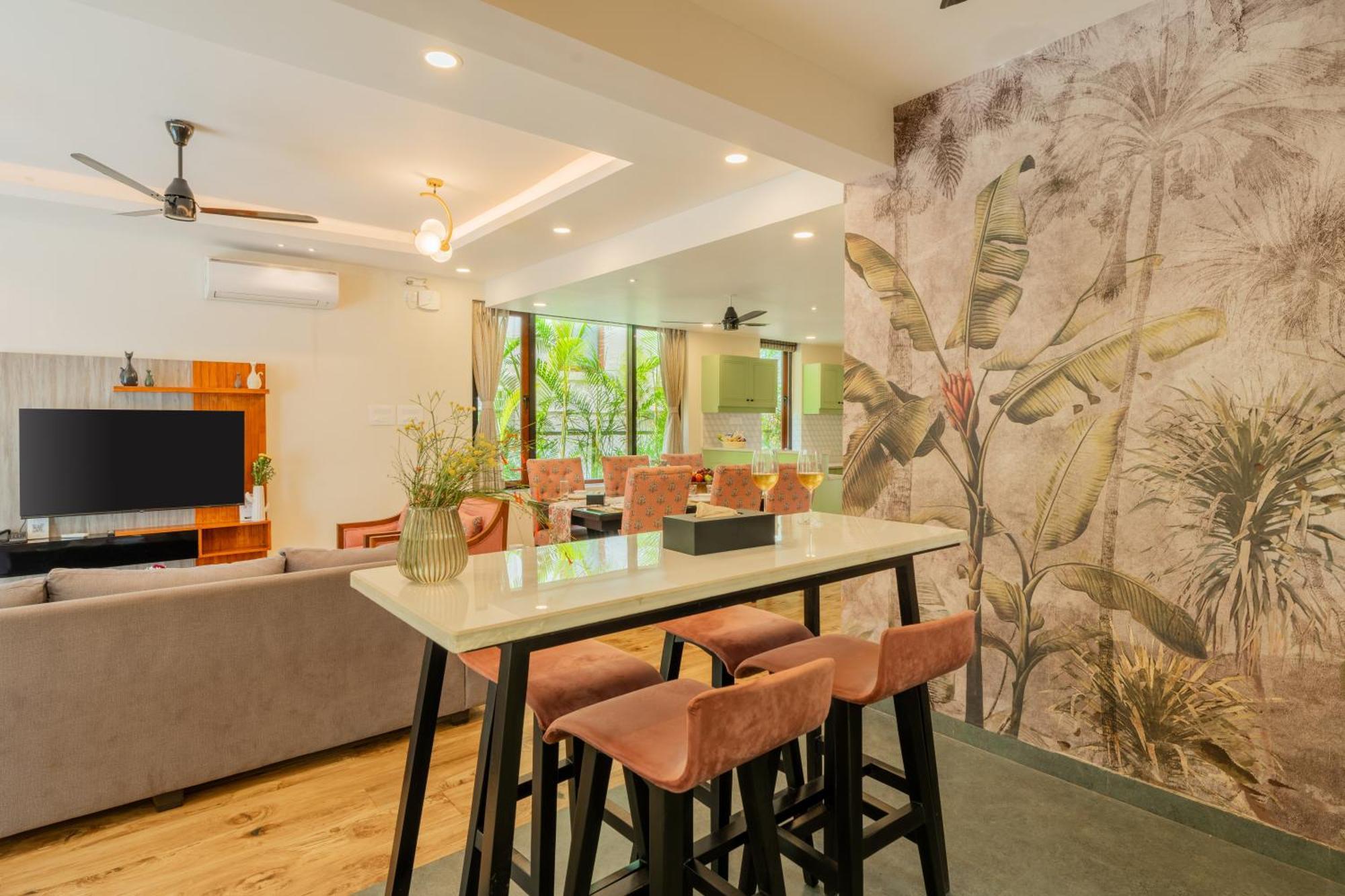 Elivaas 3 Bhk Pvt Pool & Bar - Villa Valerie Oxel エクステリア 写真