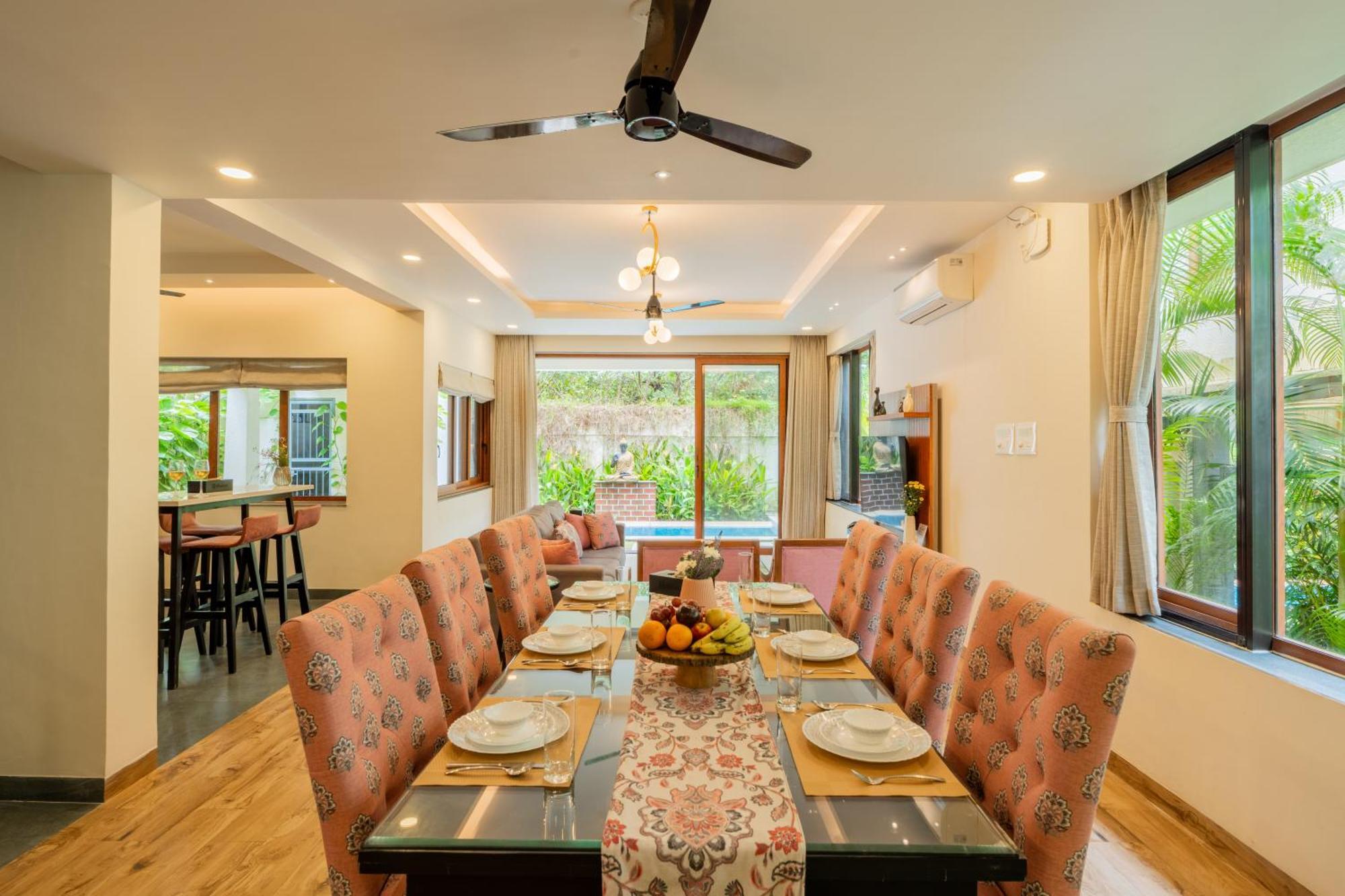 Elivaas 3 Bhk Pvt Pool & Bar - Villa Valerie Oxel エクステリア 写真