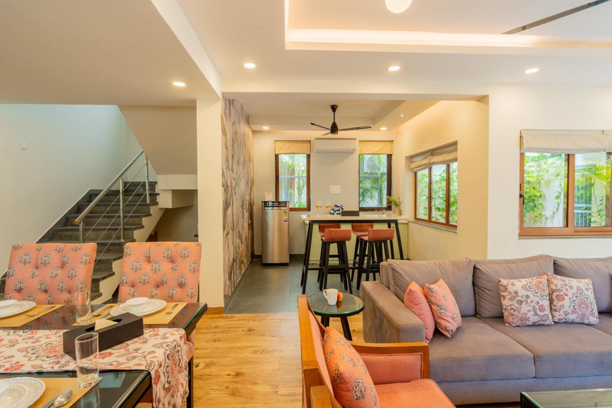 Elivaas 3 Bhk Pvt Pool & Bar - Villa Valerie Oxel エクステリア 写真