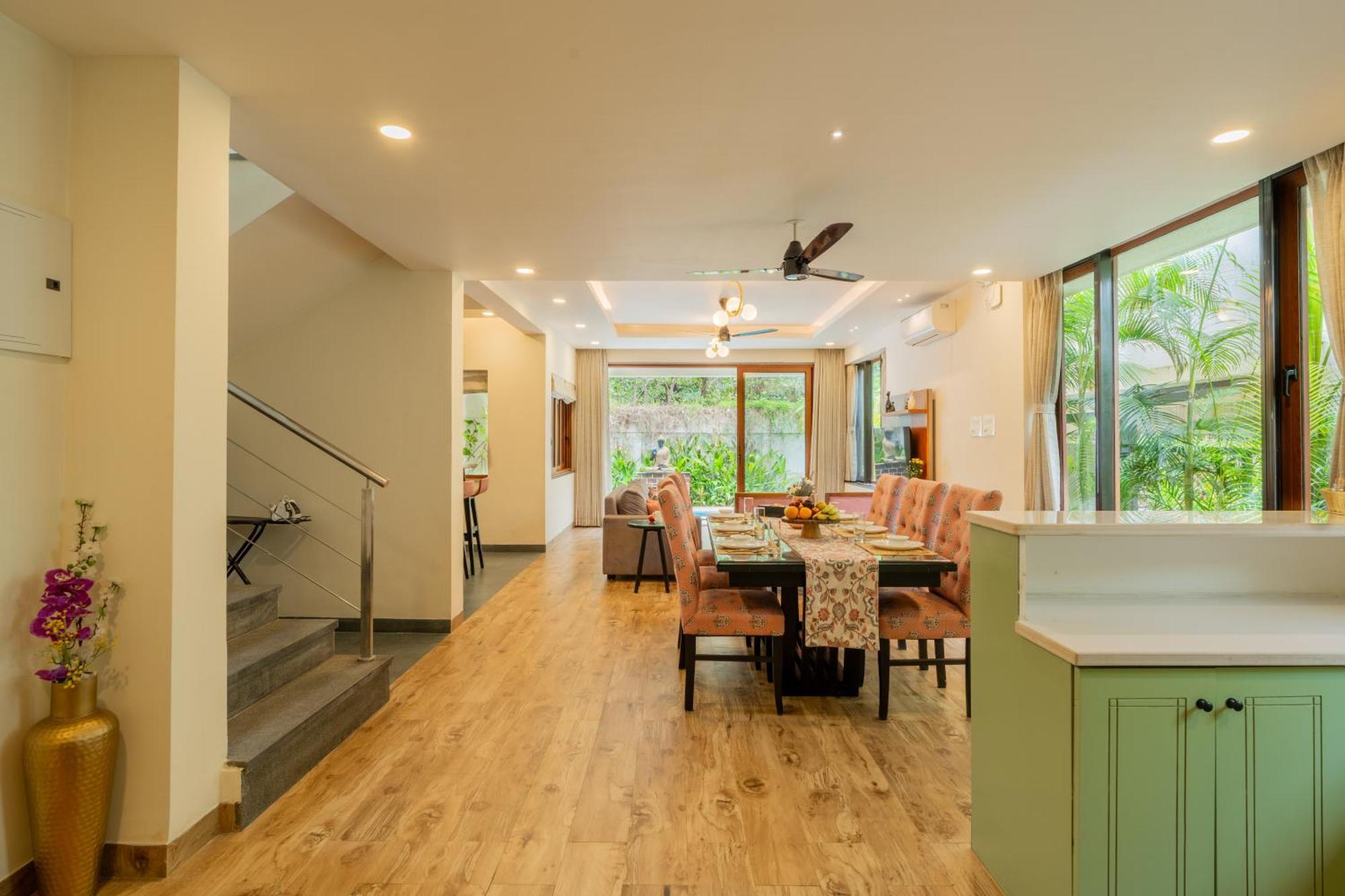 Elivaas 3 Bhk Pvt Pool & Bar - Villa Valerie Oxel エクステリア 写真