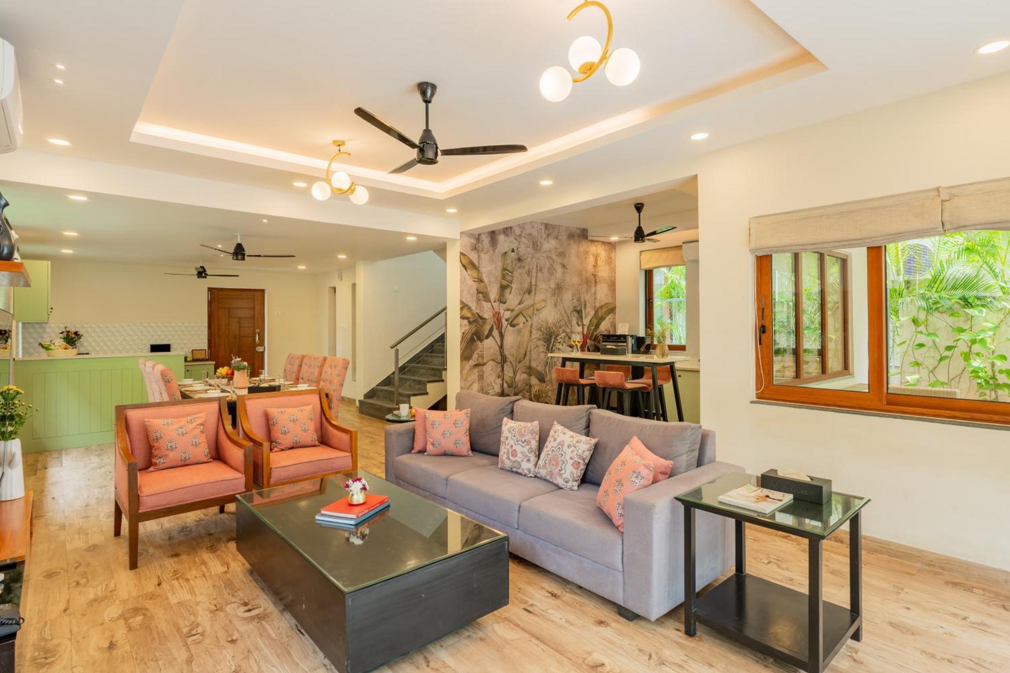 Elivaas 3 Bhk Pvt Pool & Bar - Villa Valerie Oxel エクステリア 写真